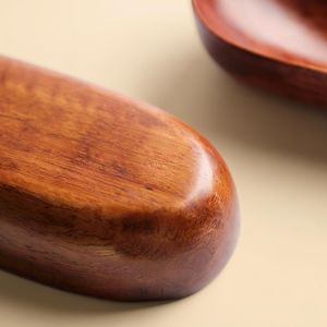 Wholesale Custom Oval Fruit <b>Snack</b> Coffee <b>Plate</b> Wooden Serving Tray for <b>Snack</b> Nut Fruit Wood Serving Tray for Food By UO INDIA - Product Image 4