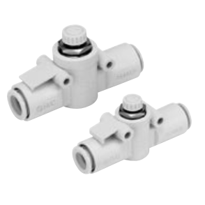 SMC Pneumatics Speed Controller AS2052F-07 <b>Pneumatic</b> <b>Parts</b> - Product Image 2