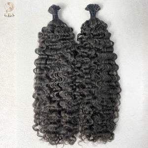 ผมต่อแบบเคราตินสีเทาธรรมชาติแท้จากพม่า  แบบเส้นเดียวจากผู้บริจาคคนเดียว ผมดิบสีเทาธรรมชาติ - Product Image 3