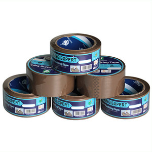 BULL BPT-2227 <b>Adhesive</b> Brown Packing Tape 48mm <b>Waterproof</b> Single Sided BOPP Shenzhen Carton Sealing Tape - Product Image 1