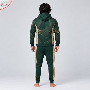 Chándal Profesional para Hombre Hecho con Materiales de Calidad, Ofrece una Sensación Flexible, Estilo con Capucha y Cremallera, Chándal para Hombre para Uso Deportivo - Product Image 6