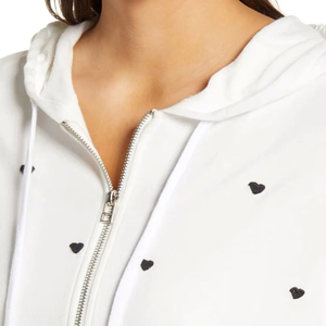 Sudadera Corta con Capucha para Mujer, Ligera, Lisa, 100% Algodón, Resistente al Viento, Ecológica, Personalizable, Informal, de Invierno, en Oferta, Precio Bajo - Product Image 5