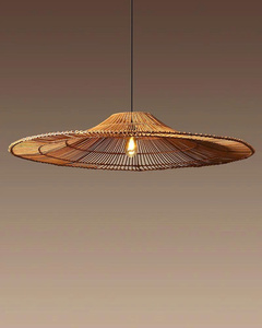 Handmade Modern Luxury Rattan Hanging Light Lightweight & Eco-Friendly for Bedroom and <b>Study</b> Room - Product Image 2