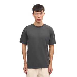 เสื้อยืดคอกลมแขนสั้นผู้ชายทรงปกติ ผ้าเจอร์ซีย์เรียบ ใส่ได้ทุกวัน รับผลิตเสื้อผ้าตามสั่ง ขายส่งจากโรงงาน - Product Image 5