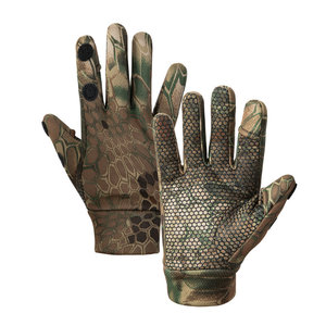 Gants de chasse et de pêche unisexes en cuir respirant, taille personnalisable, avec logo, antidérapants, chauds, isolés, compatibles écran tactile - Product Image 2