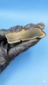 จี้มอสซาไนต์สุดหรู ประดับเพชรสองสี จี้ตัวอักษรชื่อแบบอักษรย่อ เงินแท้ 925 ชุบทอง จี้ฮิปฮอป สำหรับเป็นของขวัญวันเกิด - Product Image 2