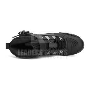 Diseña Tu Propio Logotipo, Zapatos de Motocicleta de Cuero Impermeables Hechos a Medida, Ligeros, Talla Grande, Color Sólido - Product Image 3