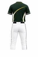 Uniforme de baseball haut de gamme avec sublimation intégrale, maillot d'équipe respirant à manches courtes, séchage rapide, service de fabrication sur mesure