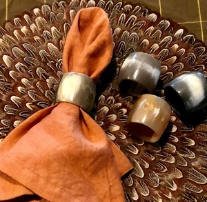 Wholesale Factory Price Natural Horn Napkin Rings <b>Tissue</b> for <b>Wedding</b> & Tableware Home Party Decor New Arrival Napkin Holder Use - Product Image 3