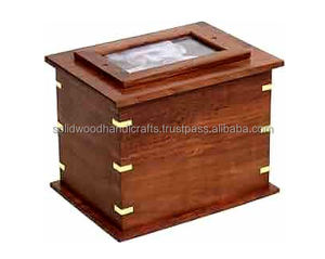 Caja de urna de madera hecha a mano para cenizas humanas, urnas de cremación funeraria para hombres y mujeres, urnas de alta calidad - Product Image 3