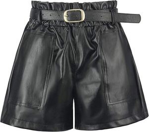 Shorts de Cuero Estilo Disco para Mujer, Shorts Sexys para Salir de Noche, Moda de Club, Nuevo Diseño, Precio Económico, Hechos a Medida - Product Image 1