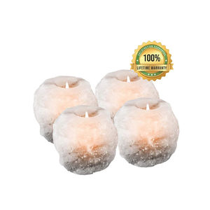 Porte-bougie en sel rose de l'Himalaya Abbott Minerals, brûleur décoratif pour la maison, sculpté à la main, motif amour naturel - Product Image 3