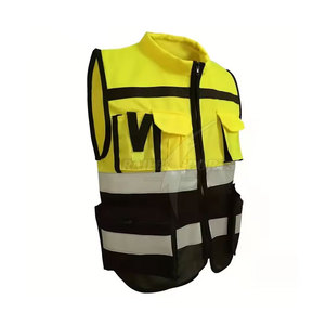 Gilet de sécurité professionnel certifié CE, haute visibilité, réfléchissant, imprimé UV, respirant, séchage rapide, vêtements de travail pour la construction - Product Image 2