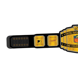 Ceinture de championnat de football Coastal Fantasy, ceinture de titre personnalisable, le champion est là, récompense sportive personnalisée - Product Image 4