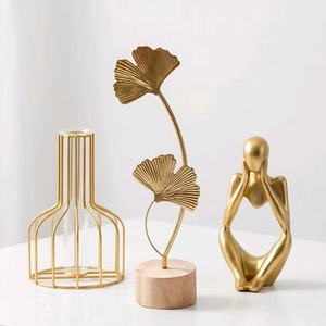 Contemporary Metal <b>Decorative</b> Centerpiece For Premium Home <b>Decor</b> And Elegant Living <b>Space</b> Display - Product Image 1