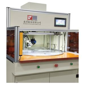 Máquina de moldeo por inyección adhesiva termofusible de mesa rotativa horizontal para cable de enchufes automáticos - Product Image 3