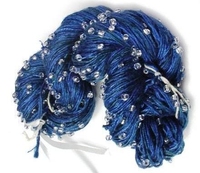OEM 100% fil de soie brute de mûrier blanc naturel broderie brillant tricot à la main anti-style non teint couleur fantaisie tissage filé teint