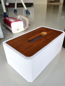ที่ใส่กระดาษทิชชูไม้สไตล์โมเดิร์นสำหรับโต๊ะทำงาน - Product Image 2