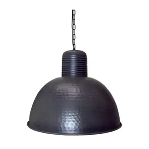 Lámpara colgante de hierro y Metal con revestimiento gris, decoración de iluminación interior - Product Image 1