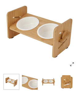 Comedero de Madera para Mascotas de Primera Calidad, Elaborado por Expertos, Fabricado en India con Precios Competitivos - Product Image 2