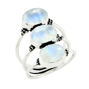 GOURIK 925 Sterling Silver Natural <b>Tiger</b> <b>Eye</b> Triple Band <b>Ring</b> Bezel Set Vintage Oxidized Plating Bohemian Style Unisex Everyday - Product Image 4