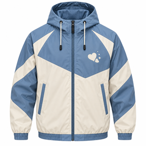 Outdoor Windbreaker <b>Jacket</b> for <b>Men</b> <b>lightweight</b> outdoor sports water resistant hooded full zip activewear sportswear manufacturer - Product Image 1