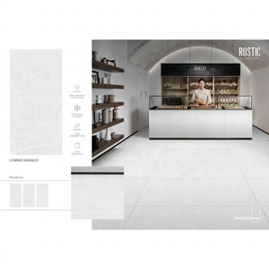 Morella Bianco 600x1200mm Porcelaine 60x120cm Carreaux Polis Marbre Blanc Soudan - Product Image 4