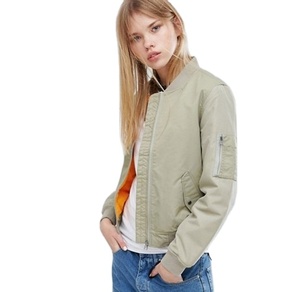 Veste de collège universitaire à coupe étroite pour hommes, nouveau design vintage à la mode avec col montant, veste de baseball personnalisée pour femmes - Product Image 4