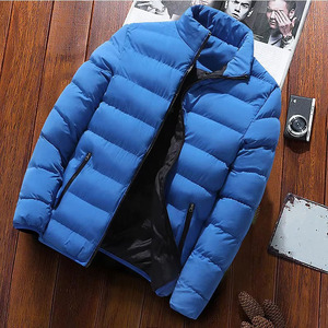 Crimson <b>Red</b> Royal Blue Navy Black Custom Men Puffer <b>Jacket</b> Stand Collar Quilted Winter Coat OEM Lightweight Warm Outerwear - Product Image 6