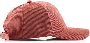 Casquette de baseball en velours côtelé de qualité supérieure, unisexe, couleur unie, ajustement réglable, visière plate, 5 panneaux, décontractée, pour le printemps et l'automne - Product Image 6
