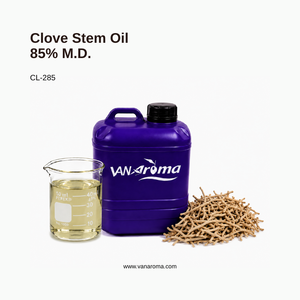 Aceite de Tallo de Clavo 85% M.D. Aceite Esencial Puro Destilado al Vapor para Aromaterapia CL-285 Aroma Van - Product Image 1