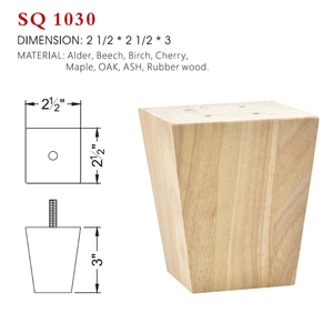 Tapered Solid Wood Furniture Legs Small <b>Sofa</b> Cabinet Feet Replacement Natural Wood Durable Modern Style - Product Image 4