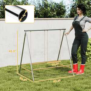 ที่นั่งพักผ่อนสำหรับไก่ในสวนหลังบ้าน - Product Image 3