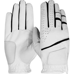 Guantes de Golf de Cuero Cómodos para Hombre y Mujer, Mano Izquierda, Todas las Tallas, con Logotipo Personalizado - Product Image 1