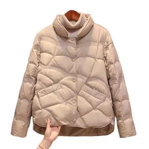 Veste d'hiver rembourrée à capuche pour femmes, fermeture éclair, logo personnalisé, coupe-vent décontracté, doudoune pour femmes, vêtements d'extérieur - Product Image 4