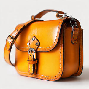 Bolsos de Hombro Unisex de Cuero Genuino, Bolso Bandolera Personalizable, Impermeable, de Moda para Verano - Product Image 1