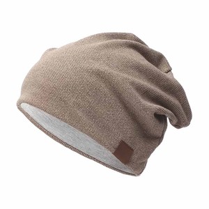 Winters Customizable Breathable Waterproof Spandex/Polyester Unisex <b>Beanies</b>-Solid Color Streetwear - Product Image 2