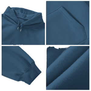 Custom <b>Men's</b> <b>Pullover</b> Hoodie Premium Cotton Fleece Oversized Casual Streetwear Hoodie OEM ODM Wholesale Manufacturer - Product Image 6