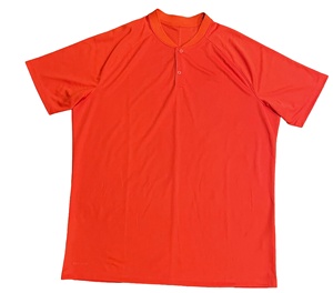 Polo à manches courtes pour homme, couleur unie, séchage rapide, tricoté, style décontracté - Product Image 1