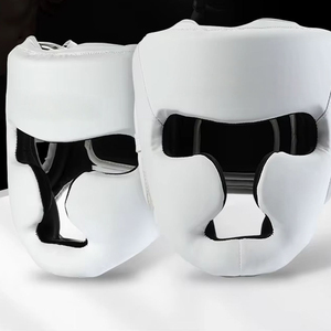 Casco de Boxeo Profesional Personalizado al por Mayor, Protección Facial Completa, Cierre Elástico Ajustable, Unisex, para Adultos - Product Image 6