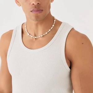 Chalecos Deportivos Casuales de Punto Personalizados para Hombre, Camisetas sin Mangas de Algodón, Aberturas en los Brazos, Transpirables, para Fitness - Product Image 3