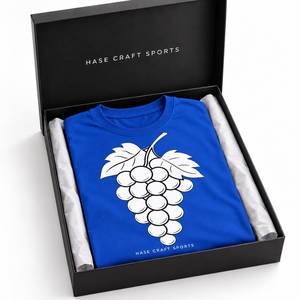 HASE CRAFT SPORTS Herren Blaues Kurzarm-T-Shirt mit Rundhalsausschnitt, Locker Geschnitten, Umweltfreundlicher Oxford-Stoff, 100% Baumwolle, Lässiges T-Shirt - Product Image 6
