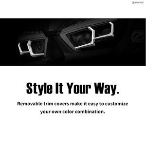 AJLIGHT DESIGN Cygnusx Feux de jour LED RGB avant 4 yeux Demon Eye Blanc naturel 76W/82W Garantie 12 mois Moto - Product Image 2