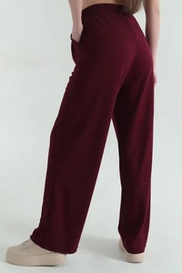 EVER GLOW Anti-Wrinkle Drawstring Closure Side <b>Pocket</b> Sport Leggings 100% Cotton Canvas Winter Jogger Pants Regular Fit <b>Women</b> - Product Image 3