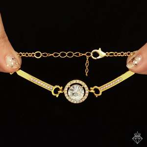 PRAO <b>Infinity</b> & Crystal Anti-Tarnish <b>Bracelets</b> Set Fashion Jewelry for Women - Product Image 2
