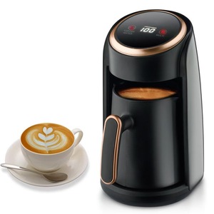 Cafetière Électrique Portable Noire à Double Verseuse en Plastique avec Contrôle de Température pour Hôtels, Machine à Café 3-5 Tasses - Product Image 6