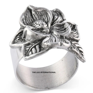 Anillos de Servilleta Modernos con Diseño Redondo de Madreperla, Anillos de Servilleta Metálicos al por Mayor para Fiestas, en Stock - Product Image 6