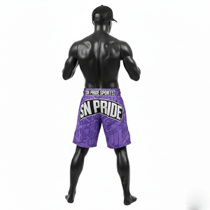 Pantalones Cortos Personalizados para MMA, Muay Thai, Kickboxing, Boxeo, Grappling, BJJ, Karate-No Gi/Custom Gi, Spandex/Poliéster - Product Image 5
