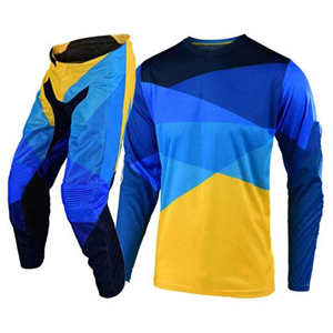 Conjunto de Jersey y Pantalones de Motocross de Manga Larga, Transpirable, Resistente al Viento e Impermeable, Estampado, Talla Grande, Diseño Duradero para Motociclismo - Product Image 3