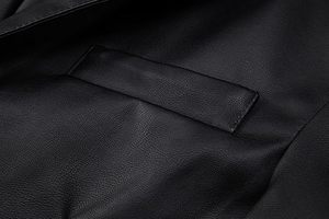 Chaqueta de Cuero Genuino de Diseñador al por Mayor, Abrigo de Alta Calidad, Chaqueta de Cuero de Moda Casual Más Vendida - Product Image 2